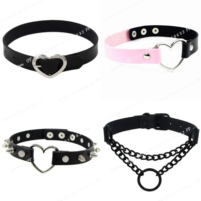 Goth Punk Spike Choker - Харадзюку панк-рок готический чокер-ожерелье для женщин,