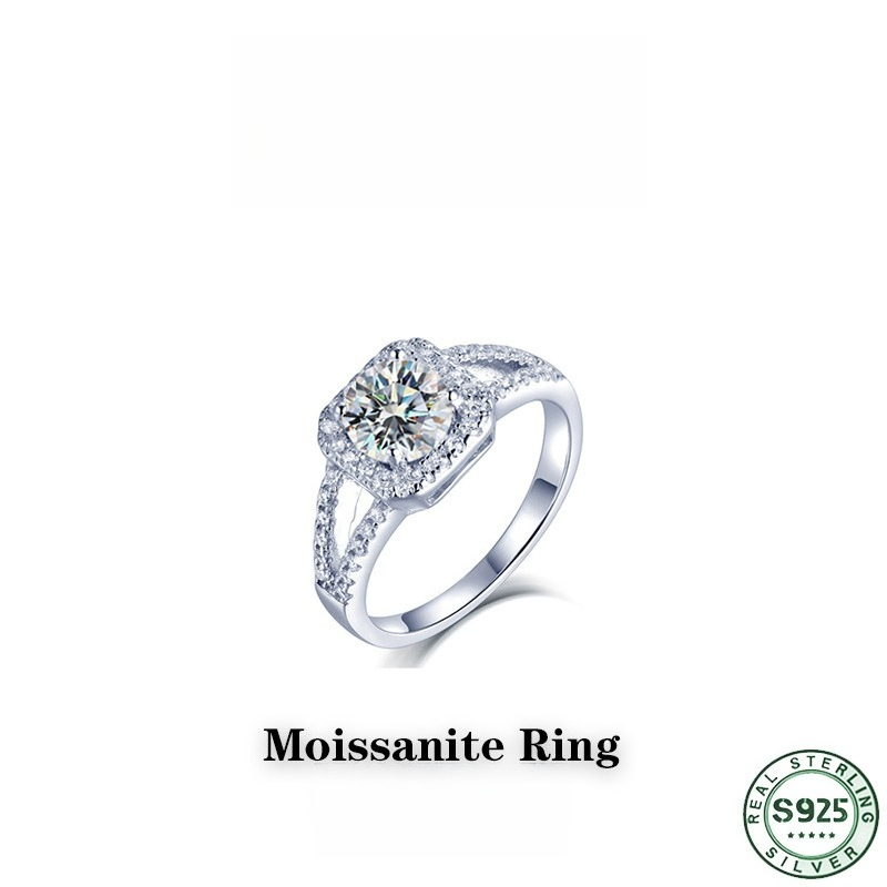 Moissanite Engagement Ring 1 Carat - Популярное кольцо с бриллиантом из моиссанита