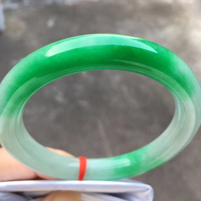 Bracelets - Натуральный браслет из мьянманского нефрита, круглой