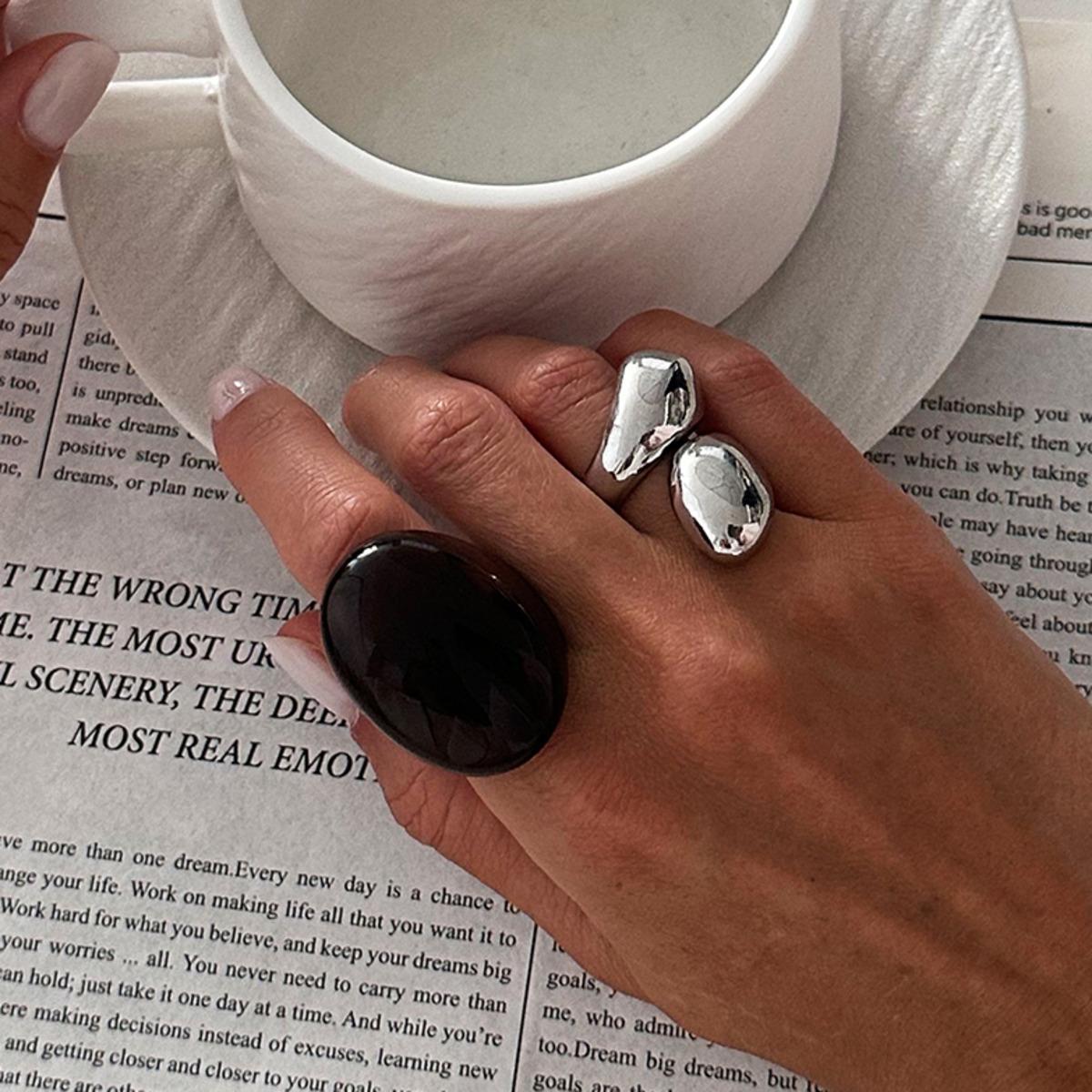 Vintage Punk Knuckle Rings Set - SHIXIN 2 шт./компл. винтажное металлическое акриловое