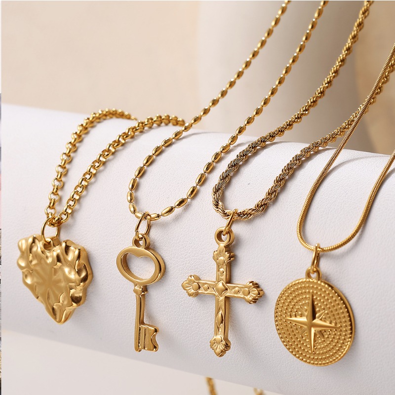 1 шт. кулон из нержавеющей ста – обзор и цена Cross Pendant Necklace Gold