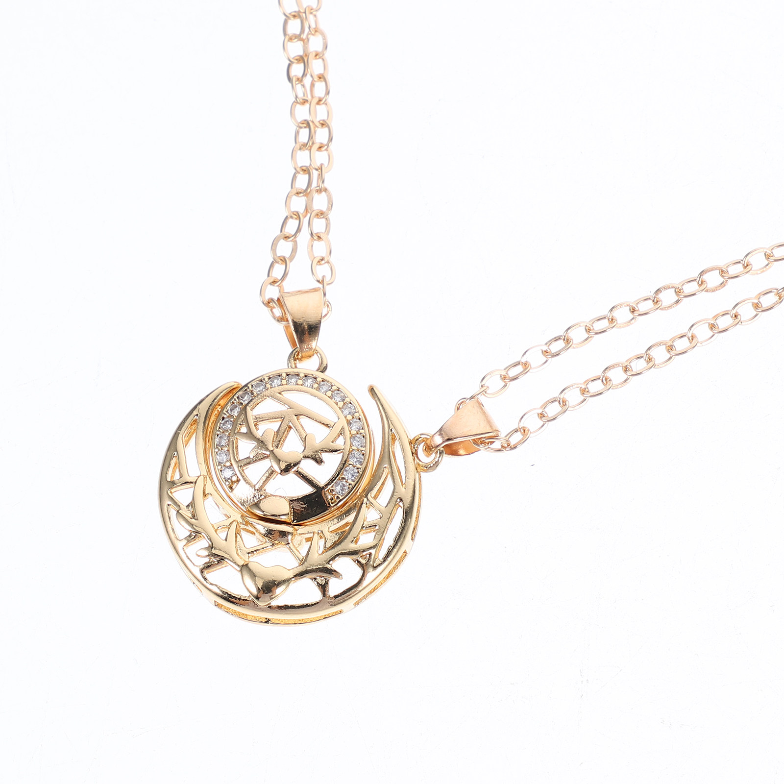 Парное ожерелье «Солнце и Луна – обзор и цена Magnetic Couple Matching Necklaces