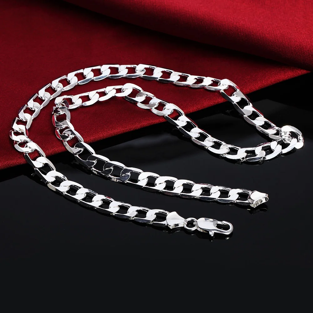 Оптовая продажа, серебро 925 п – обзор и цена 925 Sterling Silver Chain Necklace Men