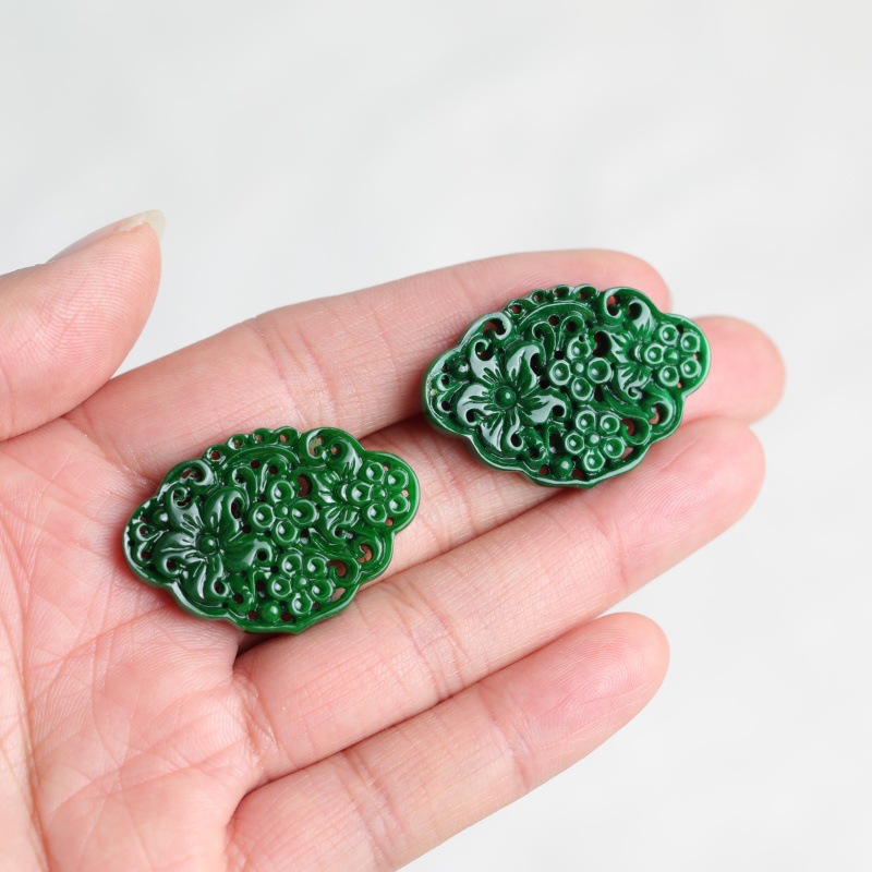 2 шт. натуральных нефритовых б – обзор и цена Earrings