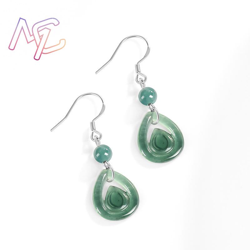 Синие серьги-капли из бирманск – обзор и цена Earrings