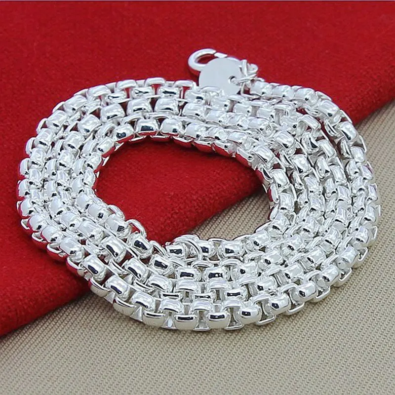 Ожерелье из стерлингового сере – обзор и цена 925 Sterling Silver Chain Necklace Men