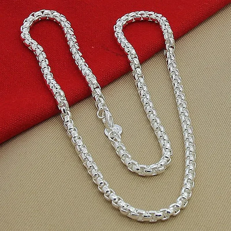 Ожерелье из стерлингового сере – обзор и цена 925 Sterling Silver Chain Necklace Men