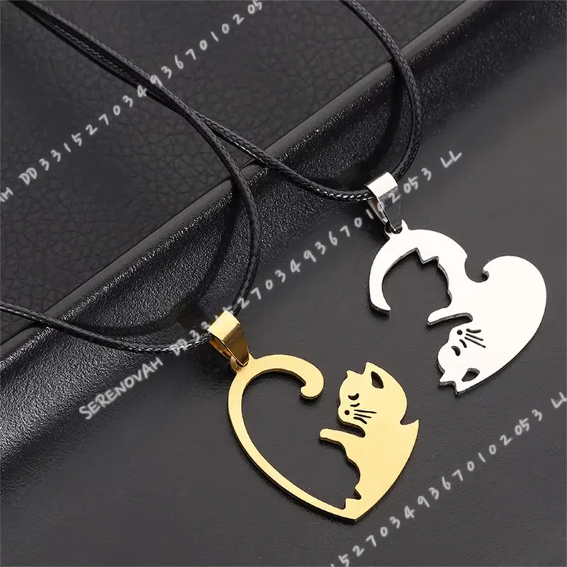 1 пара креативных милых брелок – обзор и цена Magnetic Couple Matching Necklaces