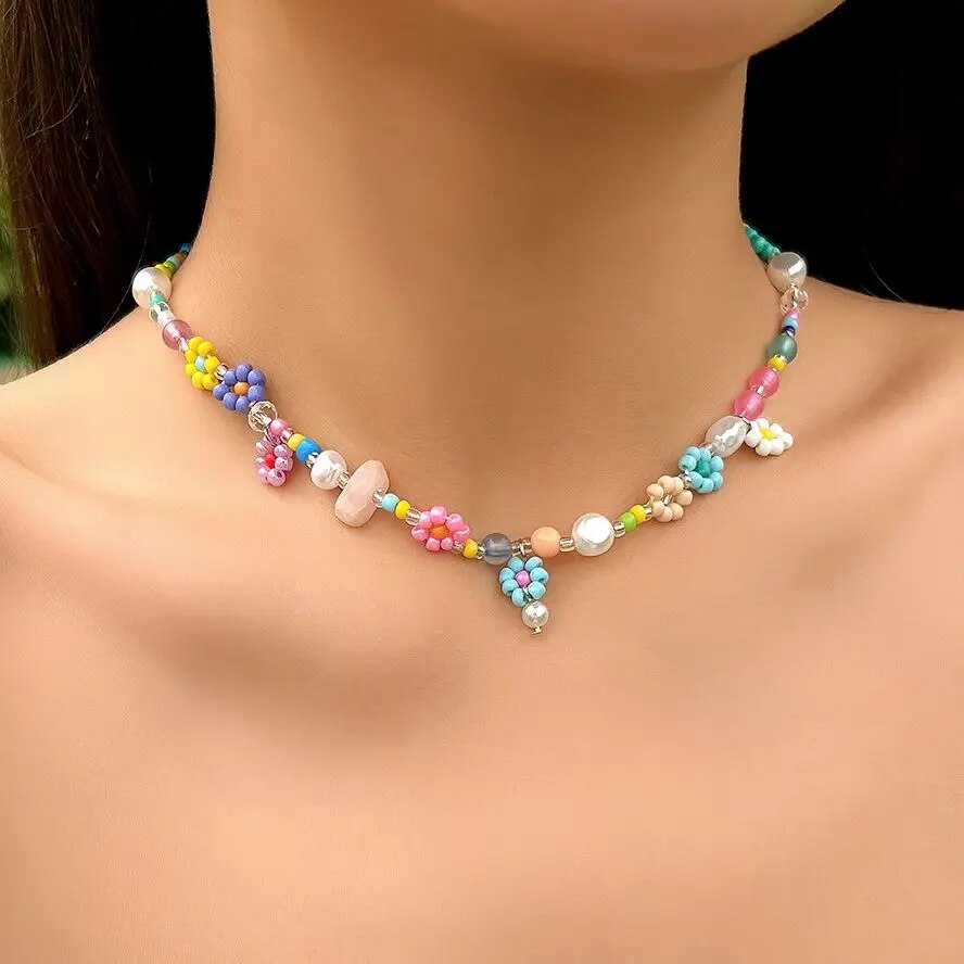 Женское ожерелье с бусинами в  – обзор и цена Pearl Choker Necklace Vintage