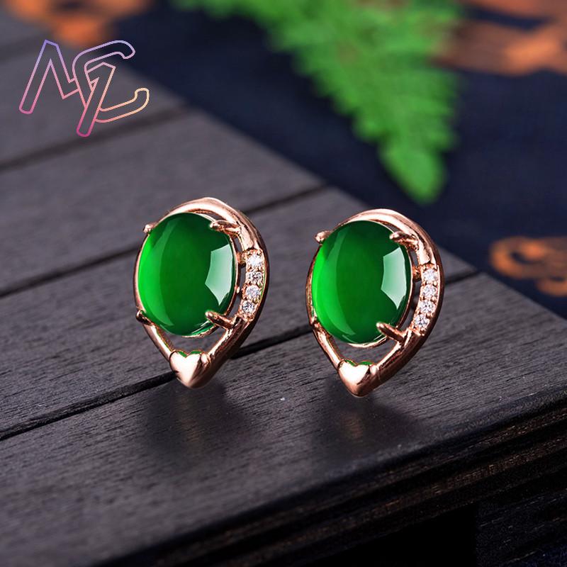 Серьги-гвоздики с натуральным  – обзор и цена Earrings